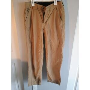 Duluth Trading Co men's work gorpcore pants medium khaki color chore pants